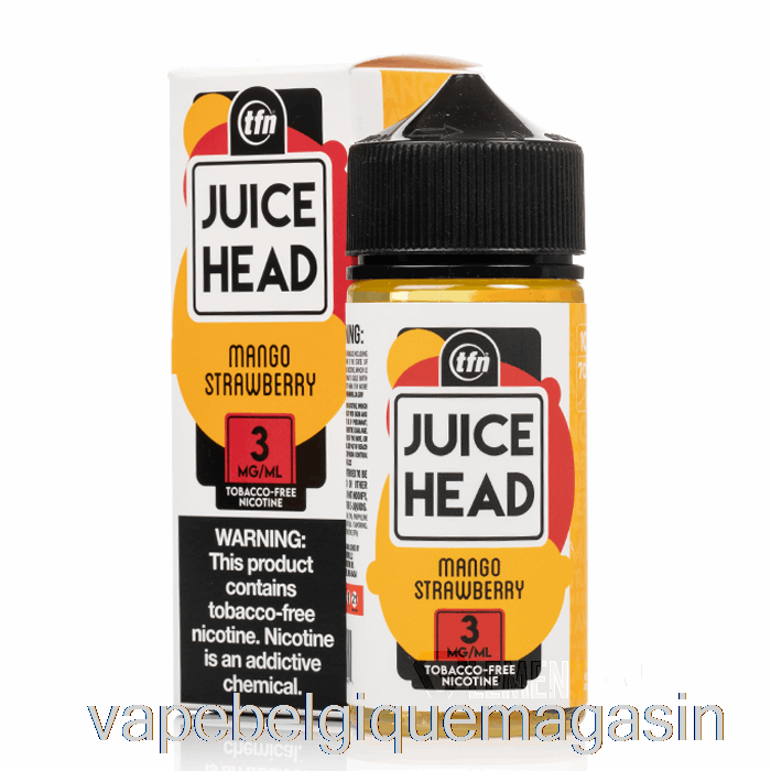 Vape Jetable Mangue Fraise - Tête De Jus - 100ml 0mg